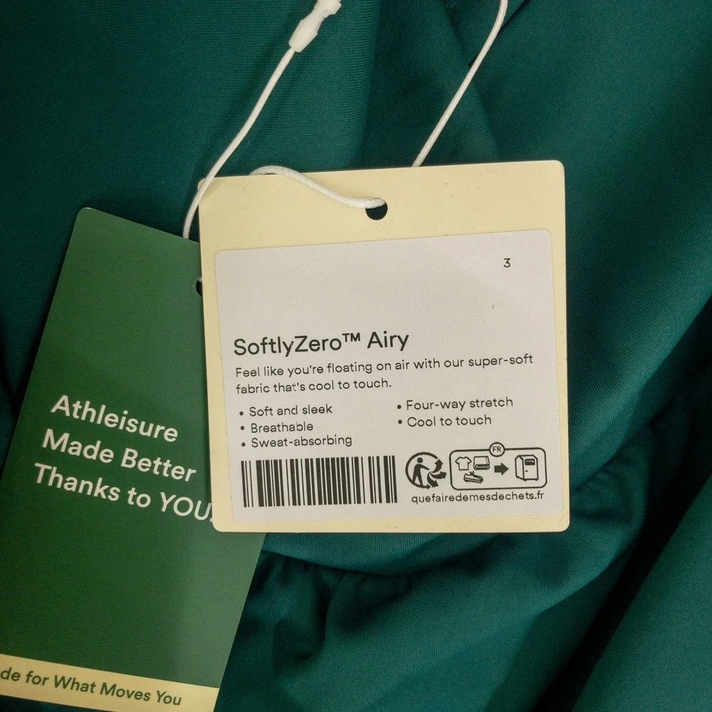 Halara SoftlyZero Airy Shorts Womens XL Green High Waisted Pockets Athletic New